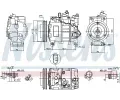 NISSENS Kompresor klimatizace NIS 89049, 89049