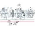 NISSENS Kompresor klimatizace NIS 890563, 890563