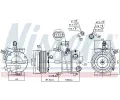 NISSENS Kompresor klimatizace NIS 890575, 890575
