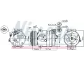 NISSENS Kompresor klimatizace NIS 89057, 89057