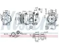 Kompresor klimatizace NISSENS ‐ NIS 890606