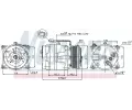 NISSENS Kompresor klimatizace NIS 89060, 89060