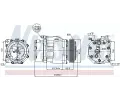 NISSENS Kompresor klimatizace NIS 89061, 89061
