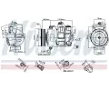 NISSENS Kompresor klimatizace NIS 890633, 890633