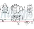 NISSENS Kompresor klimatizace NIS 890635, 890635