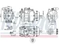 NISSENS Kompresor klimatizace NIS 890637, 890637