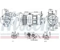 NISSENS Kompresor klimatizace NIS 890639, 890639