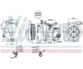 NISSENS Kompresor klimatizace ** FIRST FIT ** NIS 890644, 890644