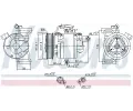 NISSENS Kompresor klimatizace ** FIRST FIT ** NIS 890649, 890649