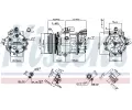 NISSENS Kompresor klimatizace NIS 890659, 890659