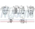 Kompresor klimatizace NISSENS ‐ NIS 890663 Kompresor klimatizace NISSENS ‐ NIS 890663