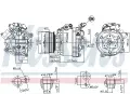 NISSENS Kompresor klimatizace NIS 890666, 890666