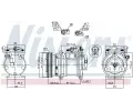 NISSENS Kompresor klimatizace NIS 890688, 890688
