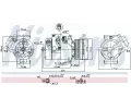 NISSENS Kompresor klimatizace NIS 890695, 890695