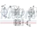 NISSENS Kompresor klimatizace ** FIRST FIT ** NIS 890697, 890697