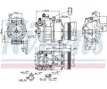 NISSENS Kompresor - klimatizace NIS 89073, 89073