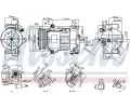 NISSENS Kompresor klimatizace ** FIRST FIT ** NIS 890758, 890758