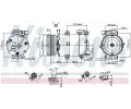 Kompresor klimatizace NISSENS ‐ NIS 890788