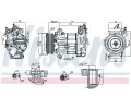 NISSENS Kompresor klimatizace ** FIRST FIT ** NIS 890790, 890790