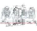 NISSENS Kompresor - klimatizace NIS 89080, 89080