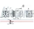 NISSENS Kompresor klimatizace NIS 89083, 89083