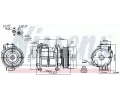 NISSENS Kompresor - klimatizace NIS 89084, 89084