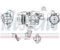 NISSENS Kompresor klimatizace NIS 89086, 89086