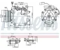 NISSENS Kompresor klimatizace ** FIRST FIT ** NIS 890879, 890879