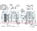 NISSENS Kompresor klimatizace NIS 89087, 89087