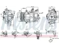 Kompresor klimatizace NISSENS ‐ NIS 890893