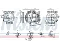 Kompresor klimatizace NISSENS ‐ NIS 890896