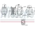 NISSENS Kompresor klimatizace ** FIRST FIT ** NIS 890901, 890901