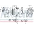 NISSENS Kompresor klimatizace ** FIRST FIT ** NIS 890910, 890910