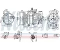 NISSENS Kompresor klimatizace ** FIRST FIT ** NIS 890921, 890921