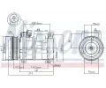 NISSENS Kompresor - klimatizace NIS 89093, 89093