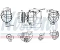 Kompresor klimatizace NISSENS ‐ NIS 890948