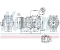 NISSENS Kompresor klimatizace NIS 89098, 89098