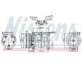 NISSENS Kompresor klimatizace NIS 89099, 89099