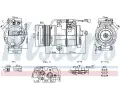 Kompresor klimatizace NISSENS ‐ NIS 891060