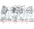 Kompresor klimatizace NISSENS ‐ NIS 891069