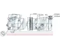 NISSENS Kompresor klimatizace NIS 89106, 89106