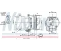 NISSENS Kompresor - klimatizace NIS 89108, 89108