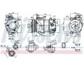 NISSENS Kompresor klimatizace ** FIRST FIT ** NIS 891097, 891097