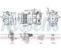 NISSENS Kompresor klimatizace ** FIRST FIT ** NIS 891103, 891103