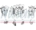 NISSENS Kompresor klimatizace ** FIRST FIT ** NIS 891108, 891108