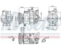 NISSENS Kompresor klimatizace NIS 89111, 89111