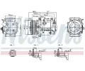 NISSENS Kompresor klimatizace ** FIRST FIT ** NIS 891201, 891201