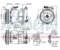 NISSENS Kompresor klimatizace NIS 89120, 89120