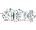 NISSENS Kompresor klimatizace NIS 89121, 89121
