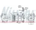 NISSENS Kompresor klimatizace NIS 89126, 89126